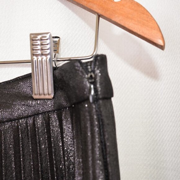 Silvian Heach Metallic Pleated Skirt Sz S - Picture 8 of 11